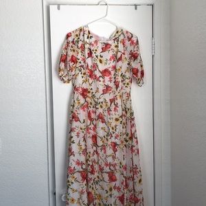 Maxi flower dress